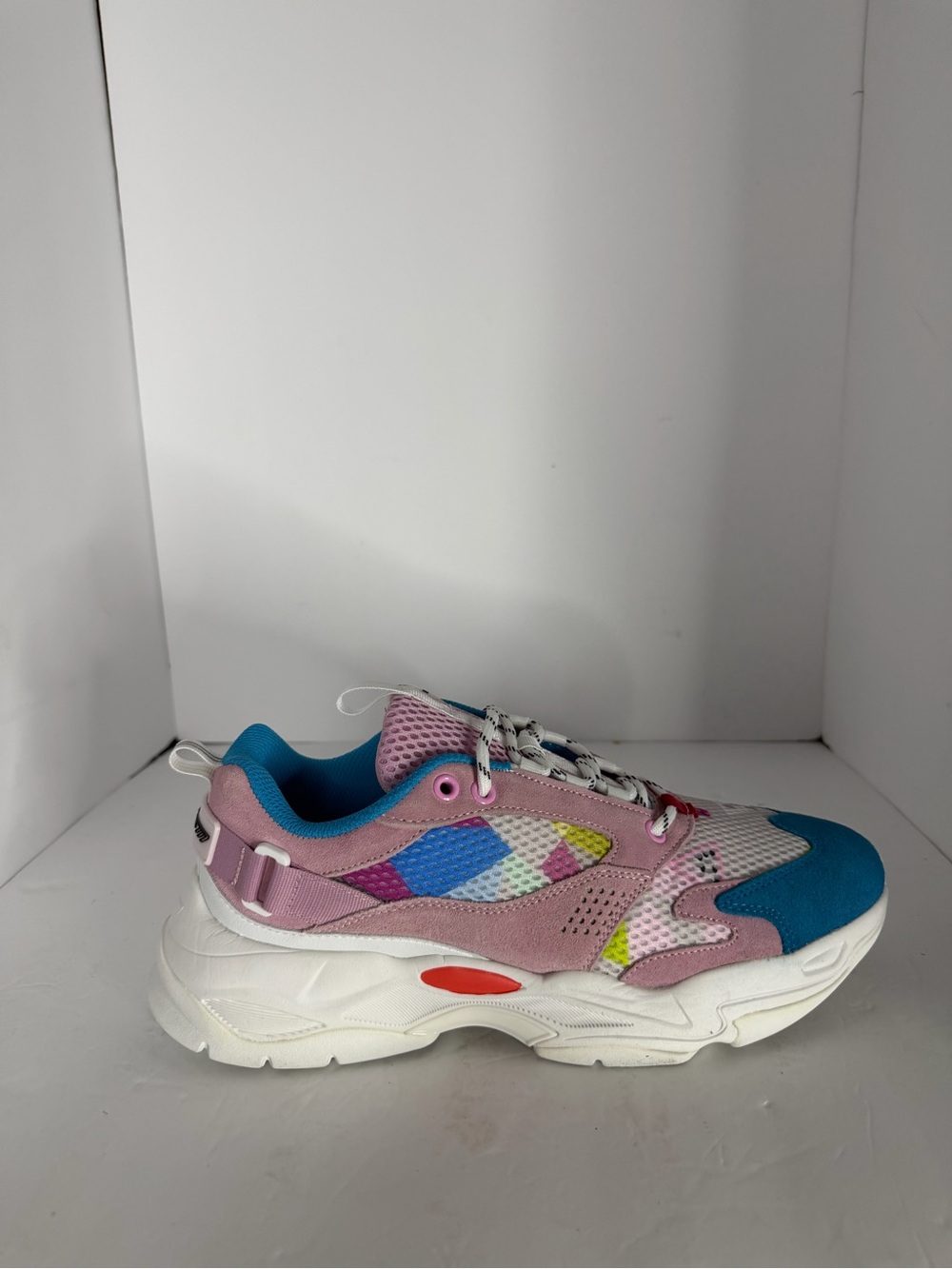 Triple 7 Sneakers Pink/Multi mens Size 9 NWT